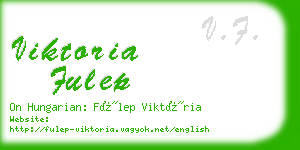 viktoria fulep business card